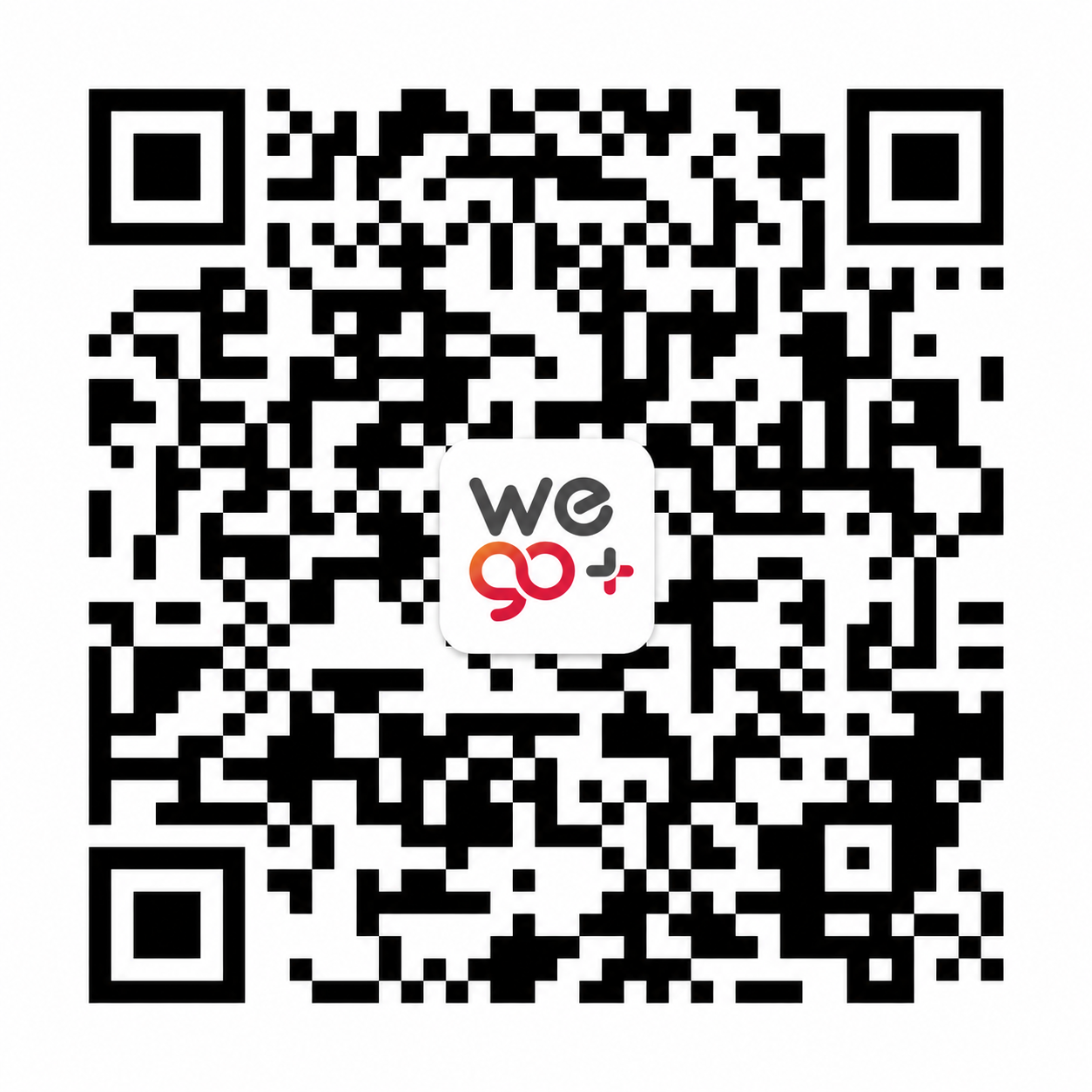 wego+ 앱 설치 QR 코드